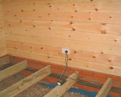 log cabin foundation with timber joists log cabin foundation with timber joists