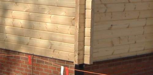 Log cabin foundation details Log cabin foundation details