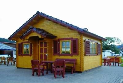 A log cabin games room can provide hours of fun A log cabin games room can provide hours of fun