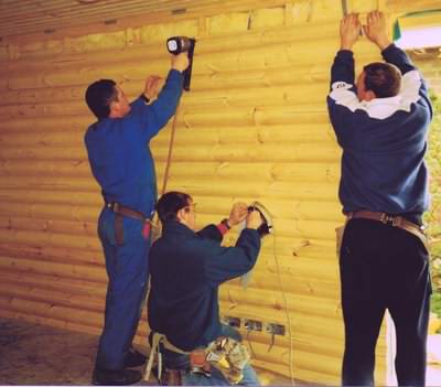 Your log cabin interior costs will be affected by the installation process