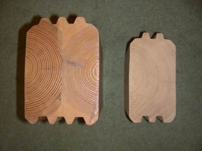 Log cabin cost can depend on the logs chosen Log cabin cost can depend on the logs chosen