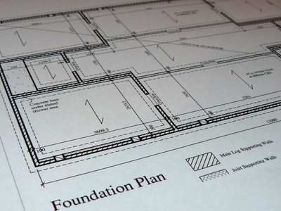 Log cabin building regs drawing