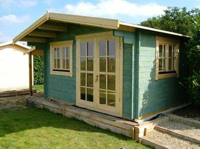 A log cabin summerhouse - a great place to spend time