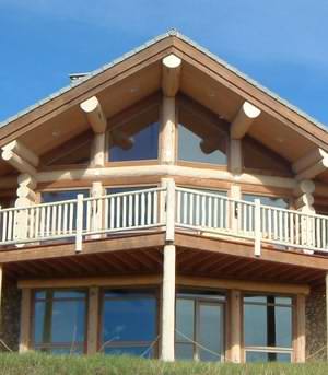 Log Cabin windows can be used to dramatic effect Log Cabin windows can be used to dramatic effect