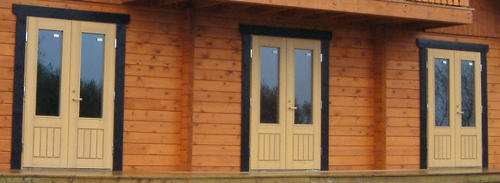 Window and door quality can really make a difference to your log cabin