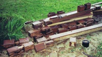 Poor log cabin maintenance can lead to your wood rotting! Poor log cabin maintenance can lead to your wood rotting!