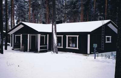 The Scandinavian weather is snowy, hence the use of white trim