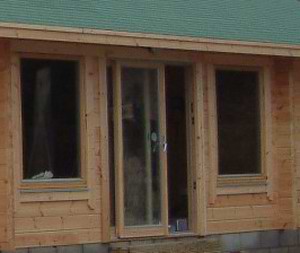 Timber external doors, like these patio ones, can be very efficient Timber external doors, like these patio ones, can be very efficient